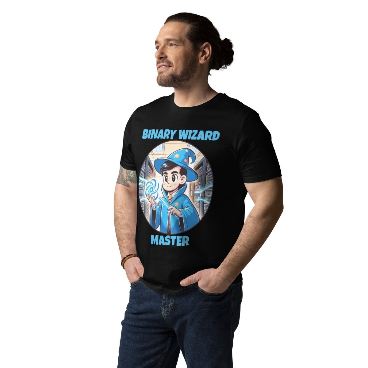 T-shirt | Charles: "Binary Wizard Master" - TL Apparel