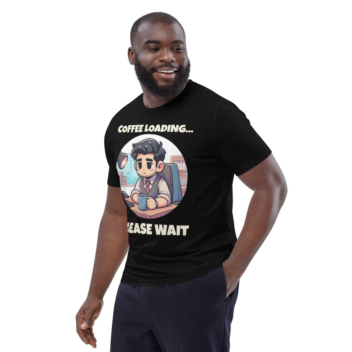 T-shirt | Charles: "Coffee Loading... Please Wait" - TL Apparel