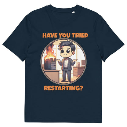 T-shirt | Charles: "Have You Tried Restarting? Ironic" - TL Apparel