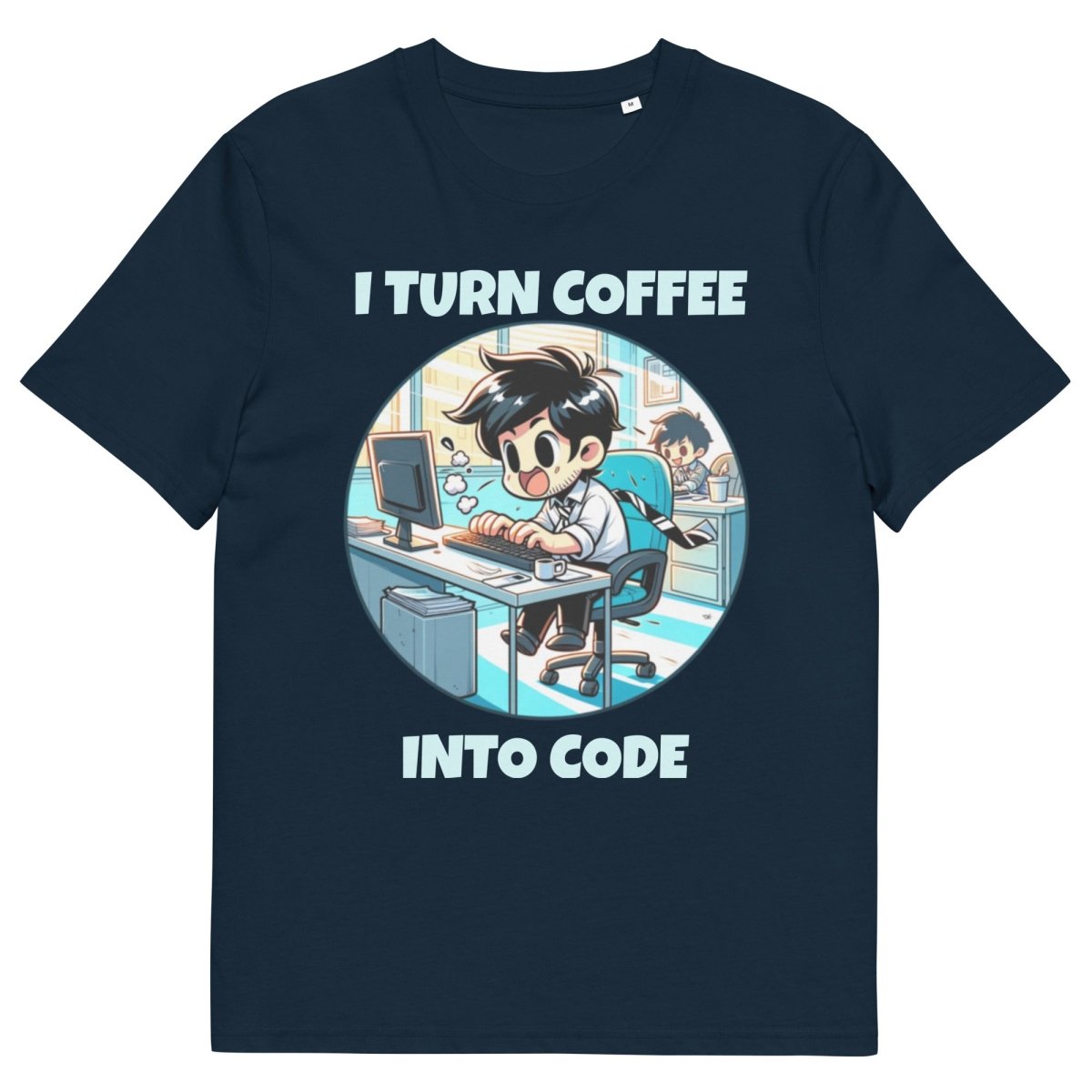 T-shirt | Charles: "I Turn Coffee Into Code" - TL Apparel