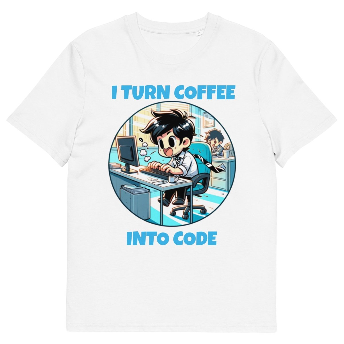 T-shirt | Charles: "I Turn Coffee Into Code" - TL Apparel