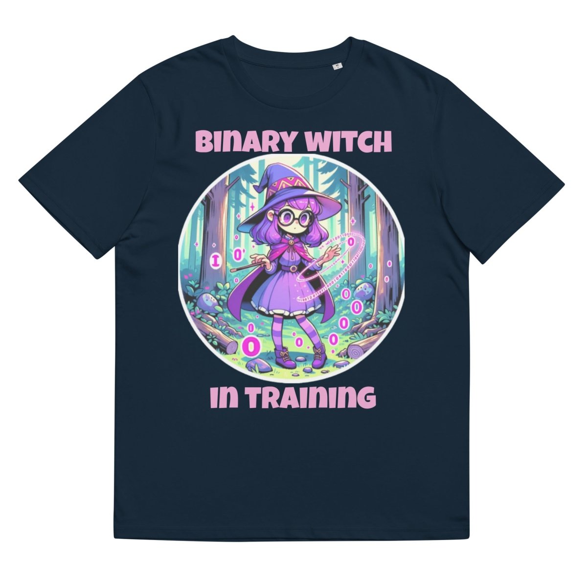 T-shirt | Liz: 'Binary witch in training' - TL Apparel