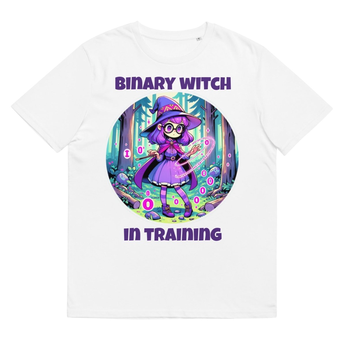 T-shirt | Liz: 'Binary witch in training' - TL Apparel