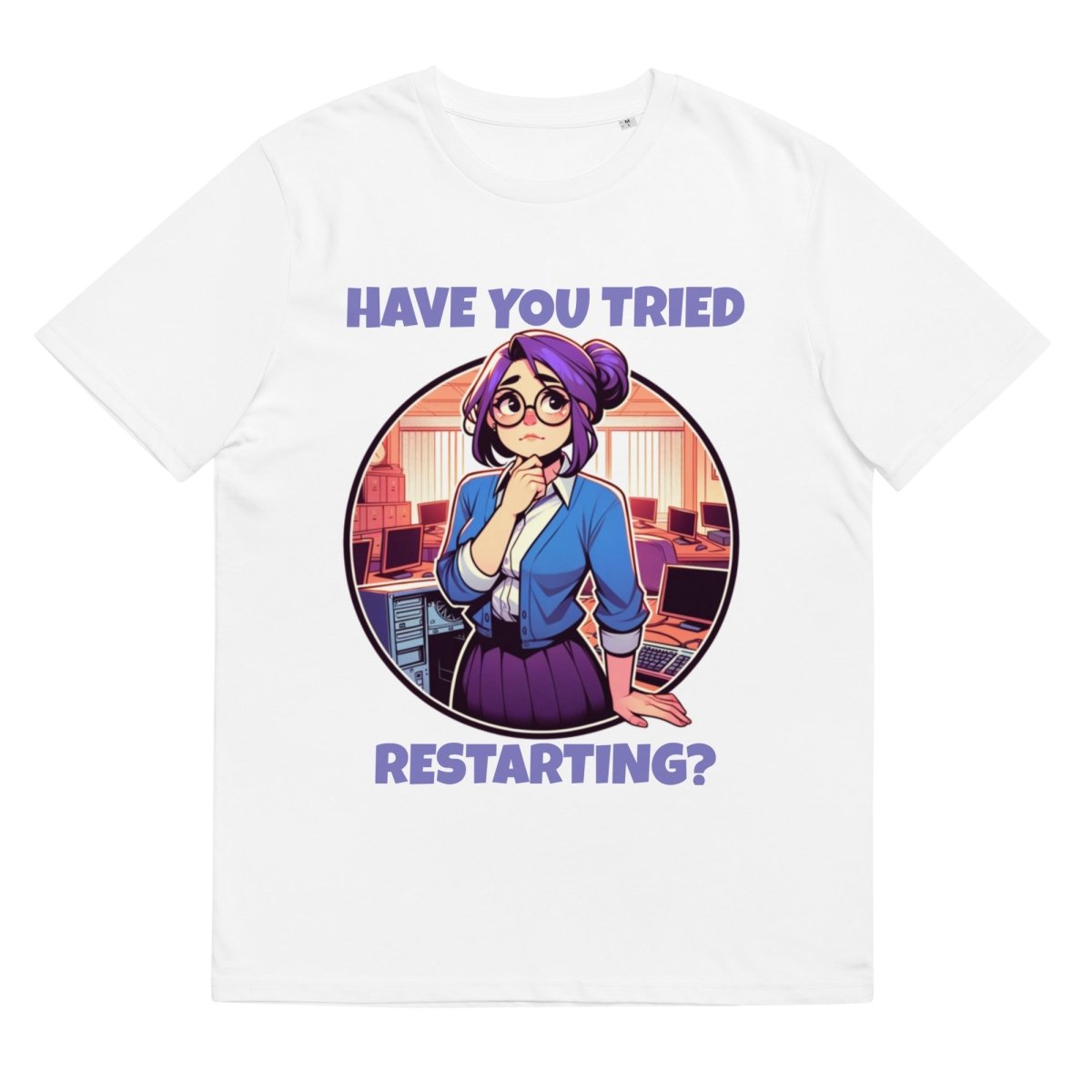 T-shirt | Liz: "Have You Tried Restarting?" - TL Apparel